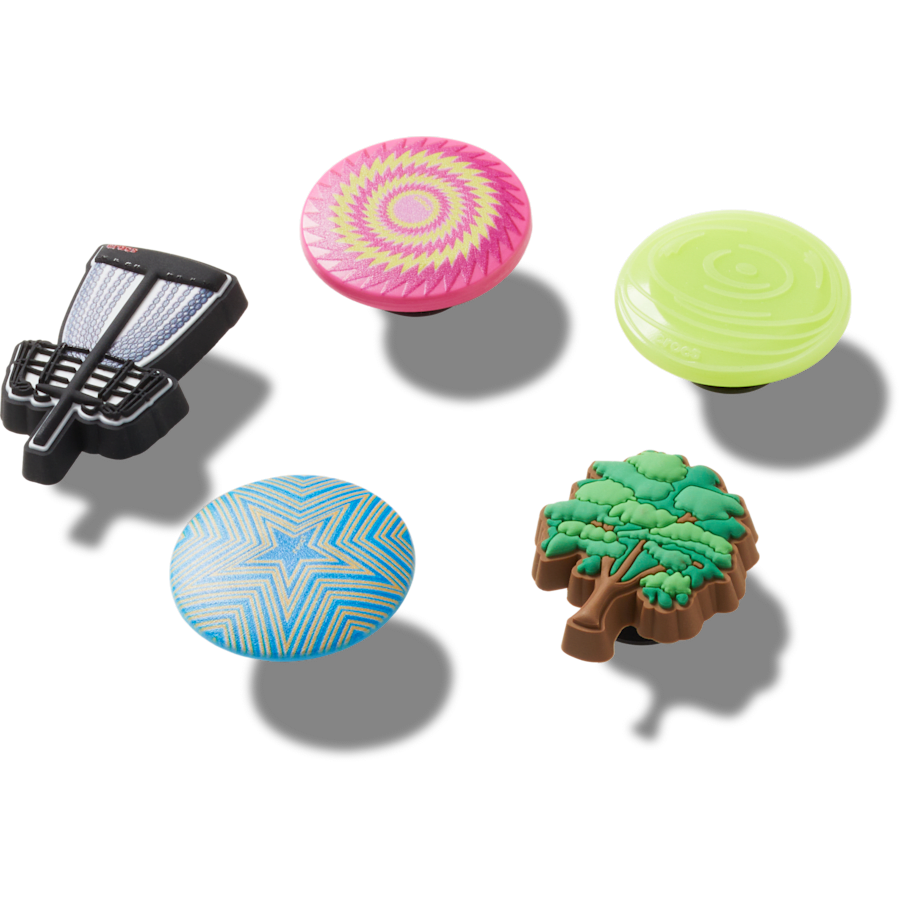 Crocs Disc Golf 5 Pack Jibbitz™ charms Women|Men|Jibbitz™ Charms