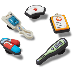 Crocs Healthcare 5 Pack Jibbitz™ charms Women|Men|Jibbitz™ Charms|Crocs at Work™