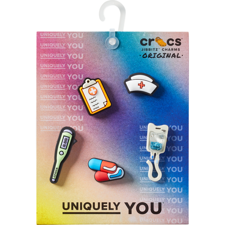 Crocs Healthcare 5 Pack Jibbitz™ charms Women|Men|Jibbitz™ Charms|Crocs at Work™