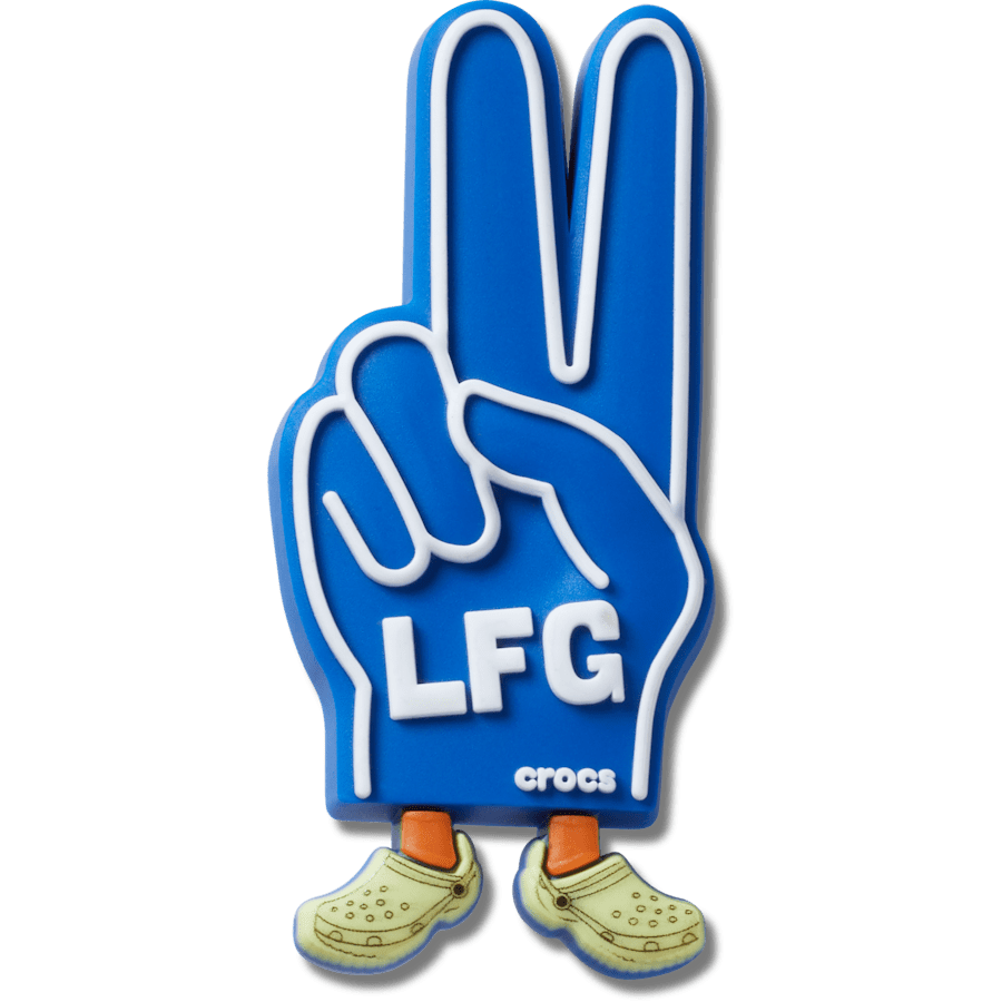Crocs LFG Foam Peace Sign Jibbitz™ charms Women|Men|Jibbitz™ Charms