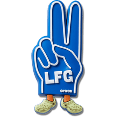 Crocs LFG Foam Peace Sign Jibbitz™ charms Women|Men|Jibbitz™ Charms