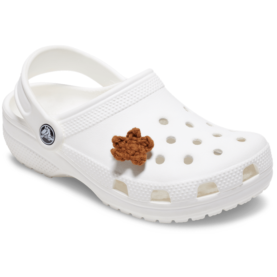 Crocs Crafted Crochet Brown Star Jibbitz™ charms Women|Men|Jibbitz™ Charms