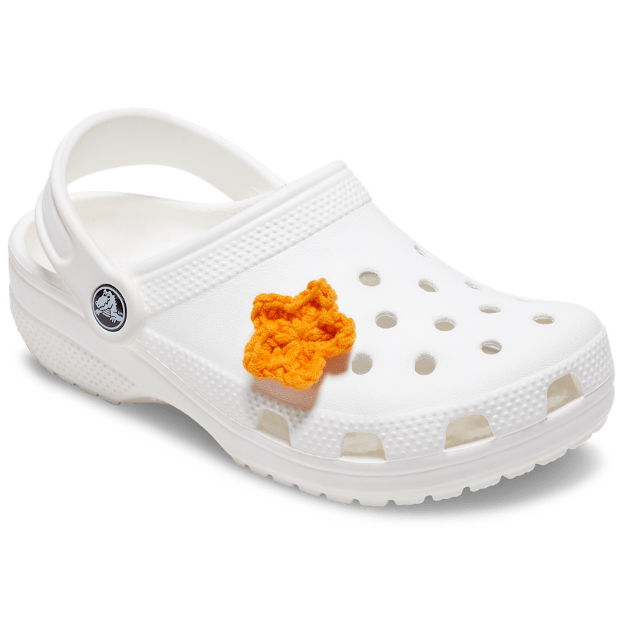 Crocs Crafted Crochet Orange Star Jibbitz™ charms Women|Men|Jibbitz™ Charms