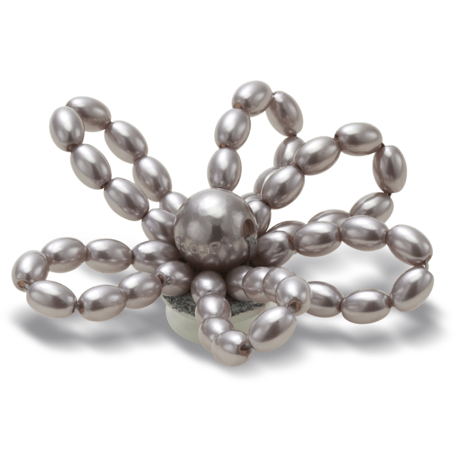 Crocs Grey Pearl Beaded Daisy Jibbitz™ charms Women|Men|Jibbitz™ Charms