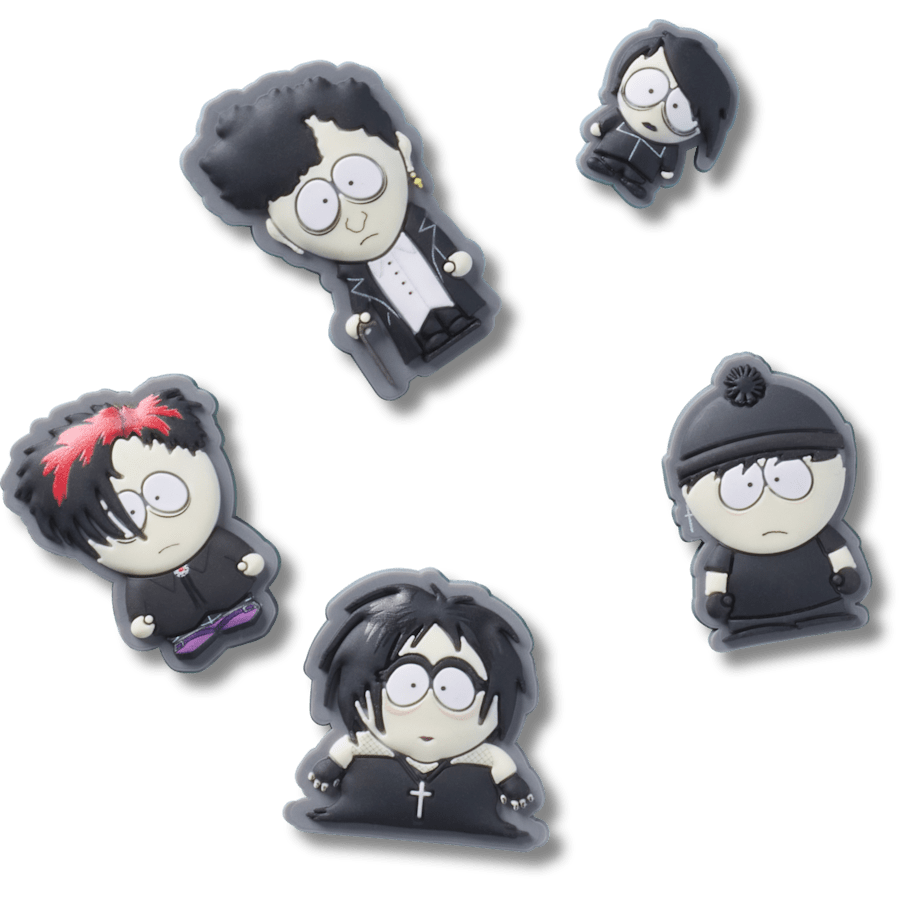 Crocs South Park Goth Kids 5 Pack Jibbitz Shoe Charm Women|Men|Kids|Jibbitz™ Charms