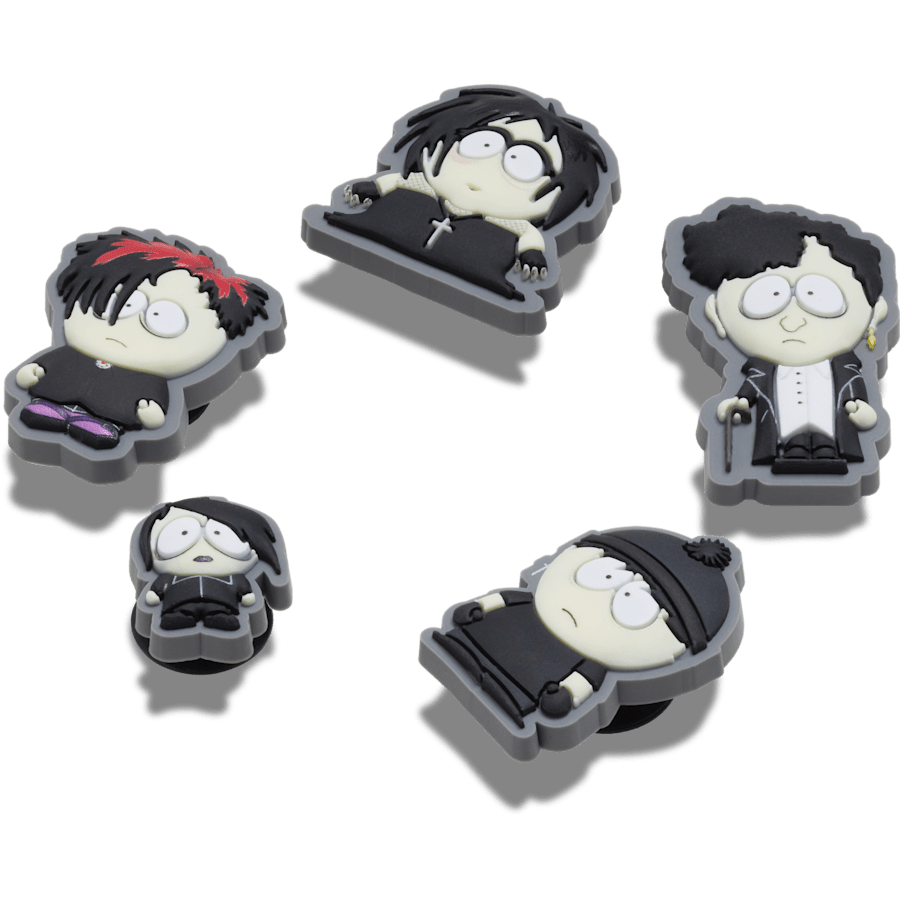 Crocs South Park Goth Kids 5 Pack Jibbitz Shoe Charm Women|Men|Kids|Jibbitz™ Charms
