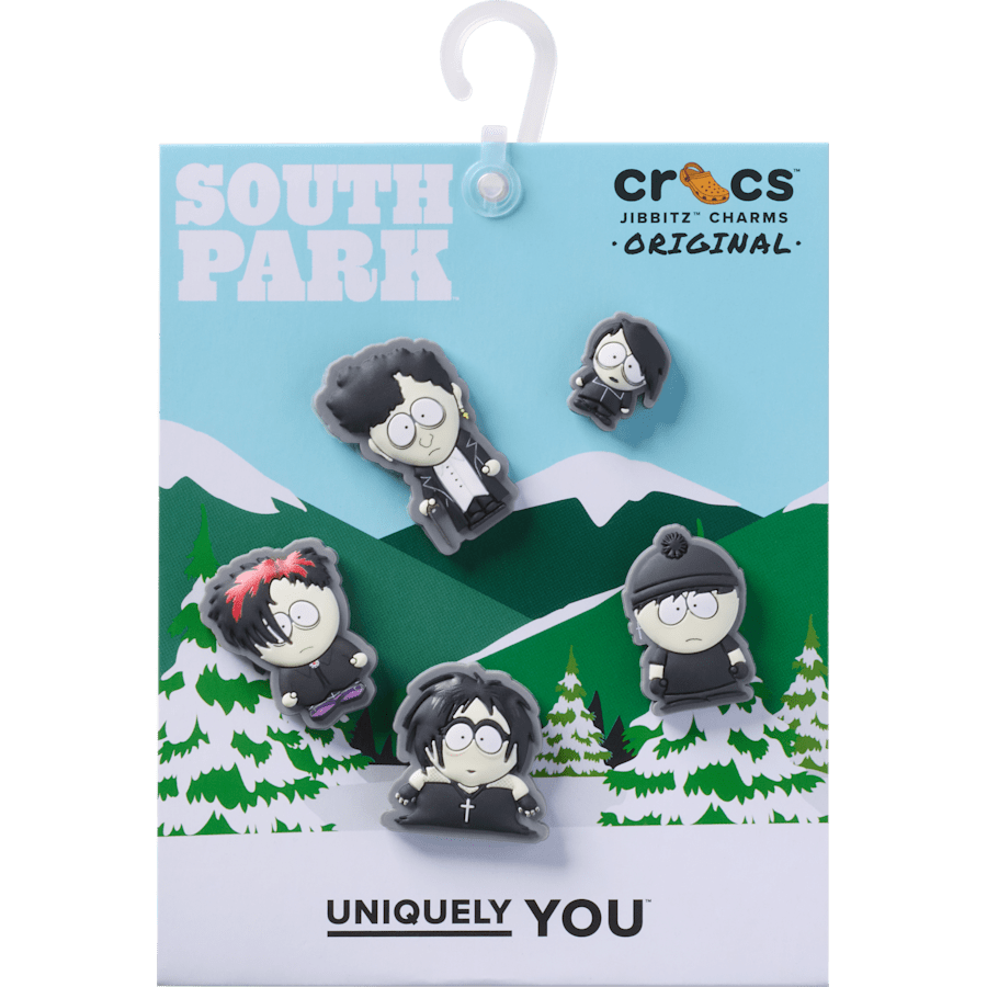 Crocs South Park Goth Kids 5 Pack Jibbitz Shoe Charm Women|Men|Kids|Jibbitz™ Charms