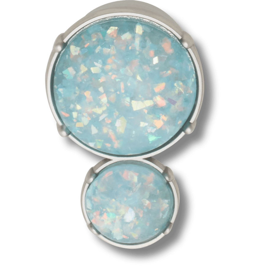 Crocs Opalescent Meta Double Gem Jibbitz™ charms Women|Men|Jibbitz™ Charms