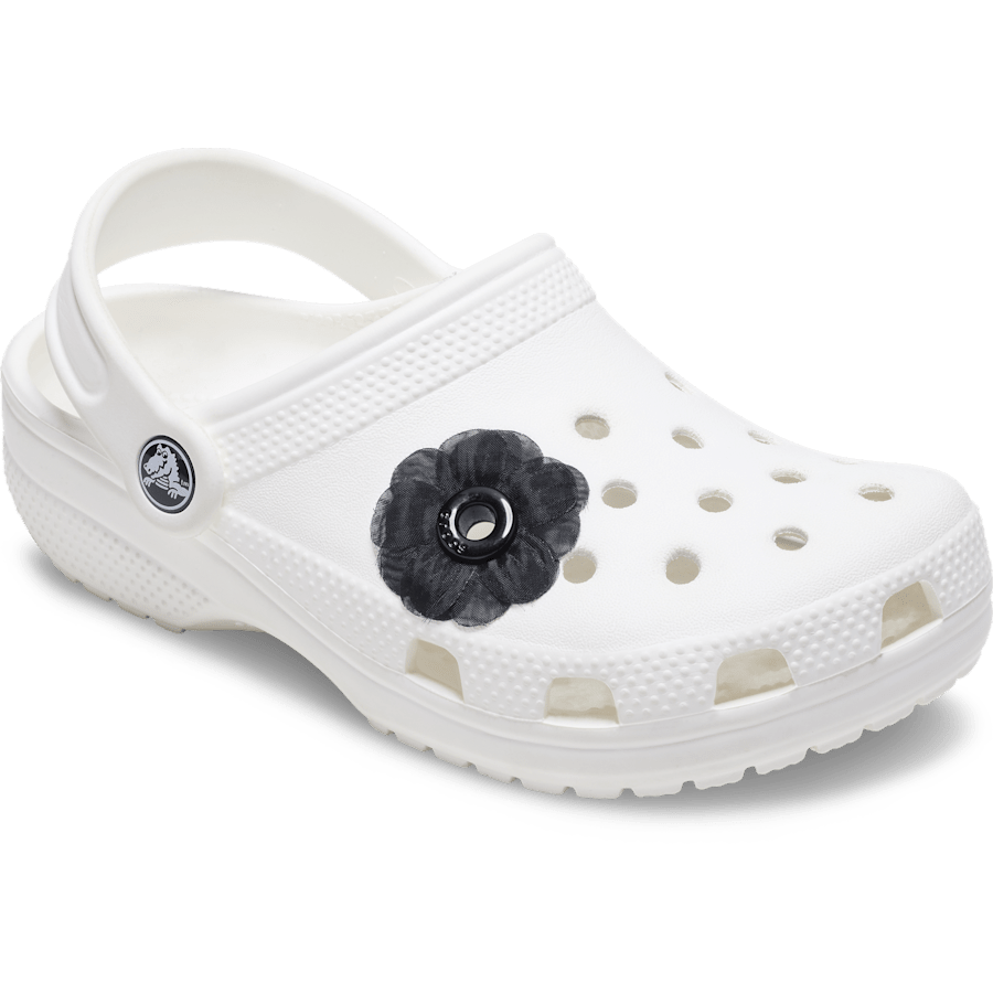 Crocs Black Chiffon Grommet Jibbitz™ charms Women|Men|Jibbitz™ Charms