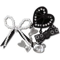 Crocs Indie Luxe Silver 5 Pack Jibbitz™ charms Women|Men|Jibbitz™ Charms