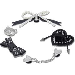 Crocs Indie Luxe Silver 5 Pack Jibbitz™ charms Women|Men|Jibbitz™ Charms