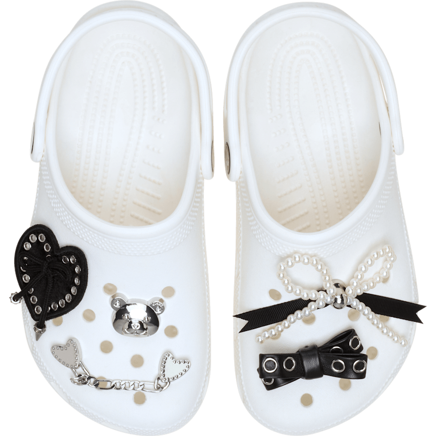 Crocs Indie Luxe Silver 5 Pack Jibbitz™ charms Women|Men|Jibbitz™ Charms