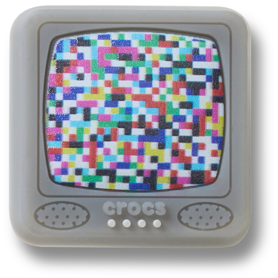 Crocs Lights Up Pixelated TV Jibbitz™ charms Women|Men|Jibbitz™ Charms