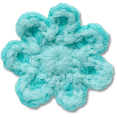 Crocs Crochet Blue Flower Jibbitz™ charms Women|Men