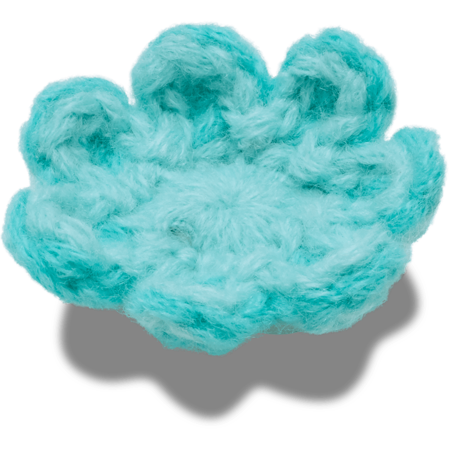 Crocs Crochet Blue Flower Jibbitz™ charms Women|Men