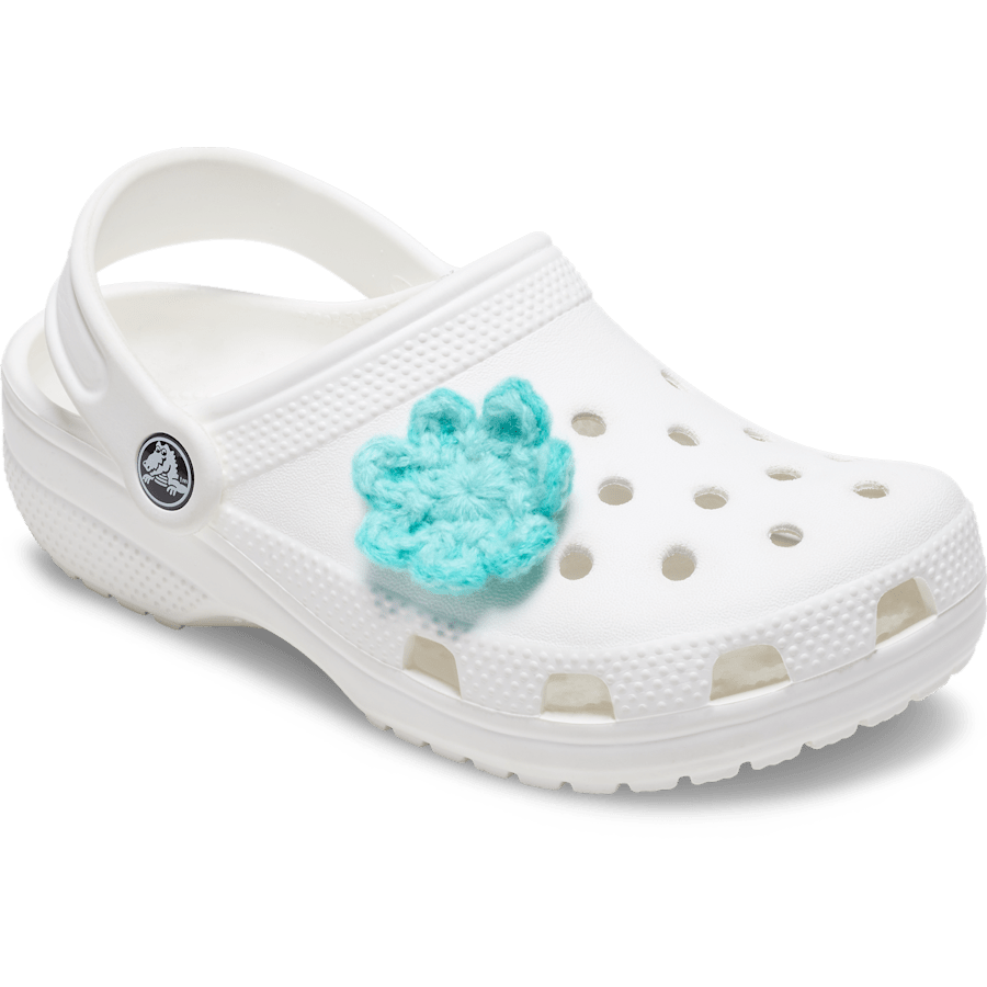 Crocs Crochet Blue Flower Jibbitz™ charms Women|Men