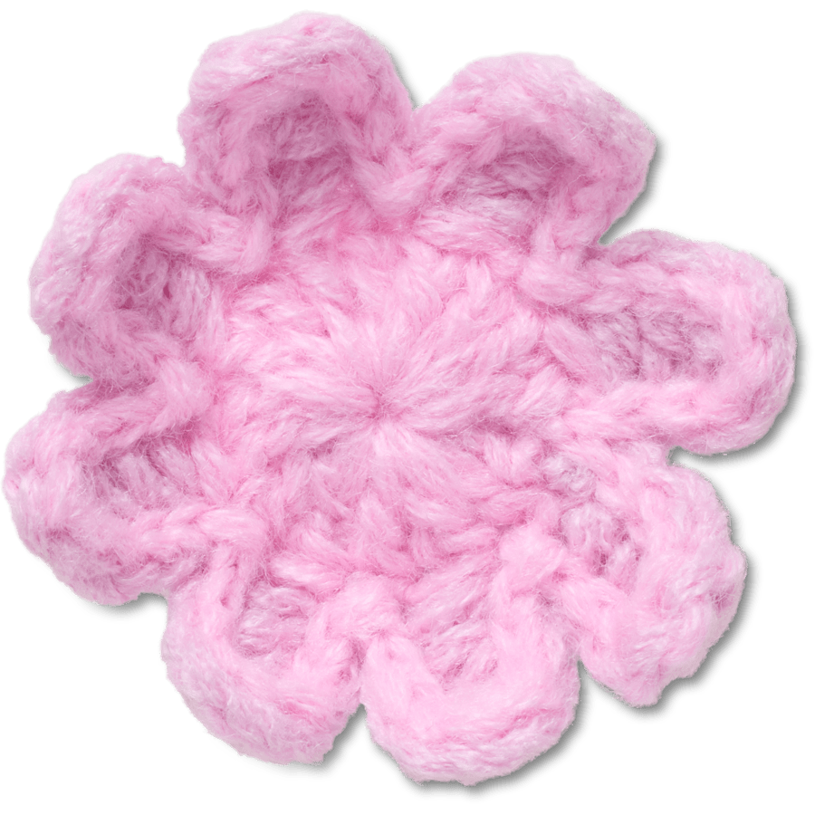 Crocs Crochet Light Pink Flower Jibbitz™ charms Women|Men