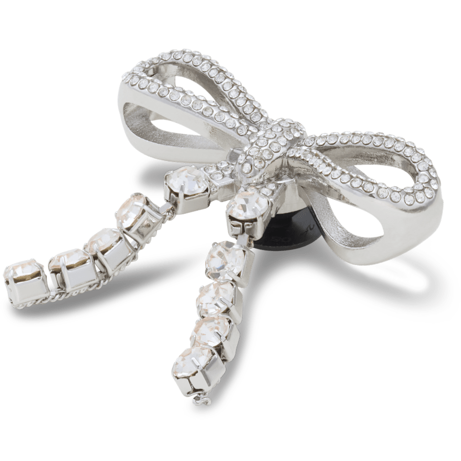 Crocs Silver Gem Bow Jibbitz™ charms Women|Men|Jibbitz™ Charms