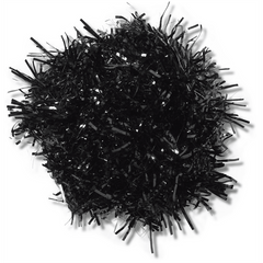 Crocs Black Tinsel Pom Jibbitz™ charms Women|Men