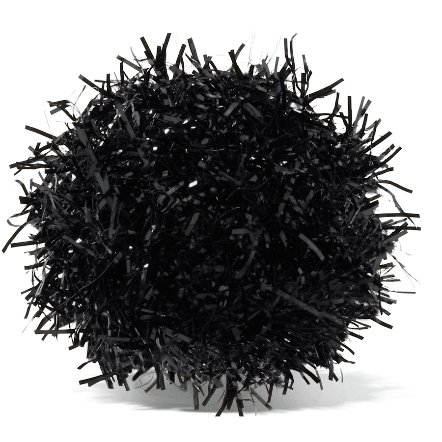 Crocs Black Tinsel Pom Jibbitz™ charms Women|Men