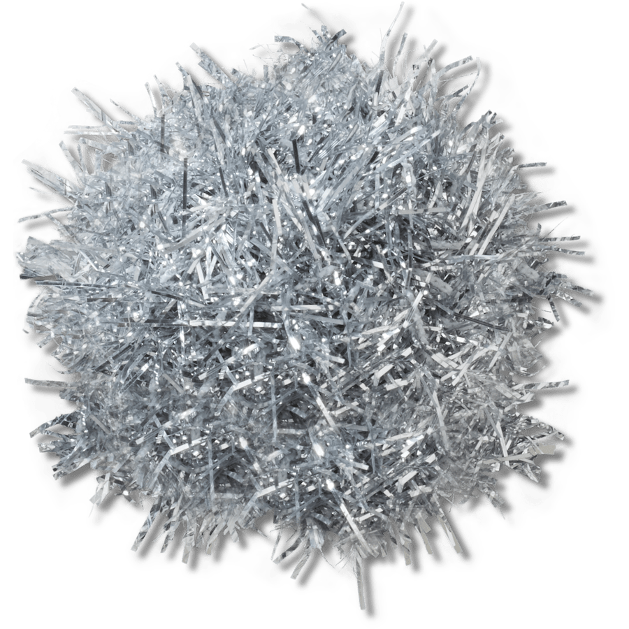 Crocs Silver Tinsel Pom Jibbitz™ charms Women|Men|Jibbitz™ Charms