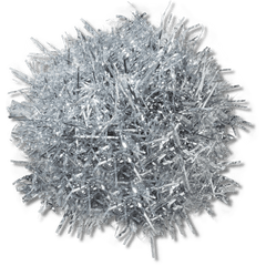 Crocs Silver Tinsel Pom Jibbitz™ charms Women|Men|Jibbitz™ Charms