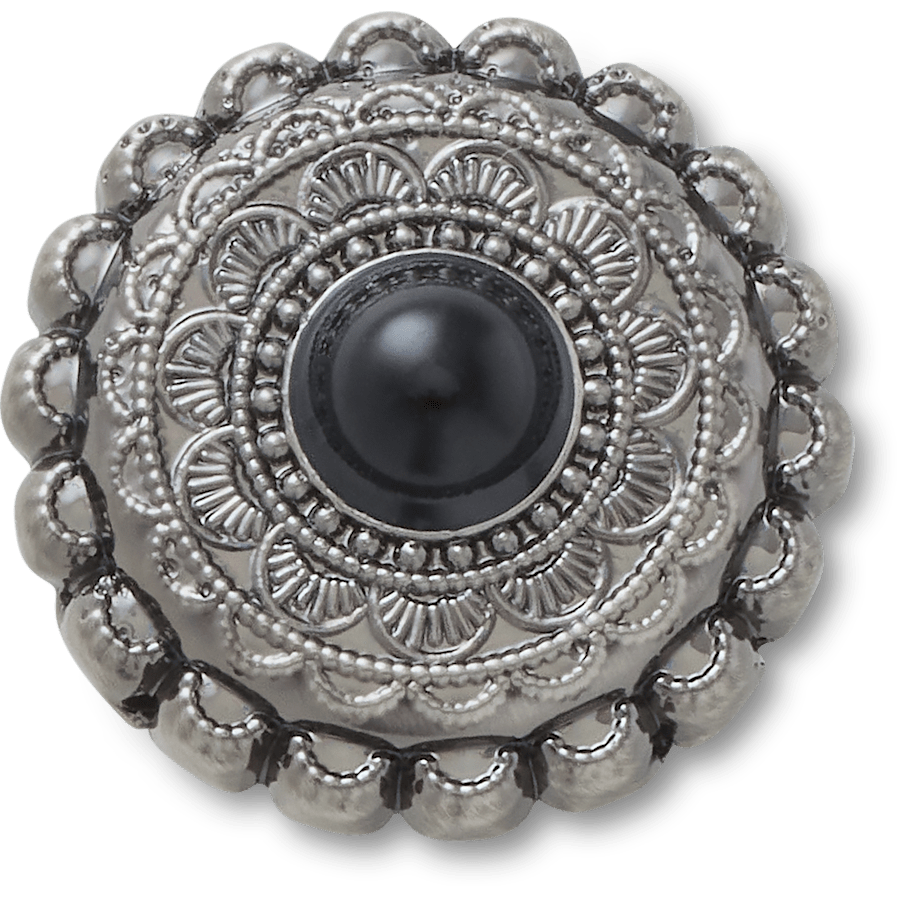 Crocs Silver and Black Emblem Jibbitz™ charms Women|Men|Jibbitz™ Charms
