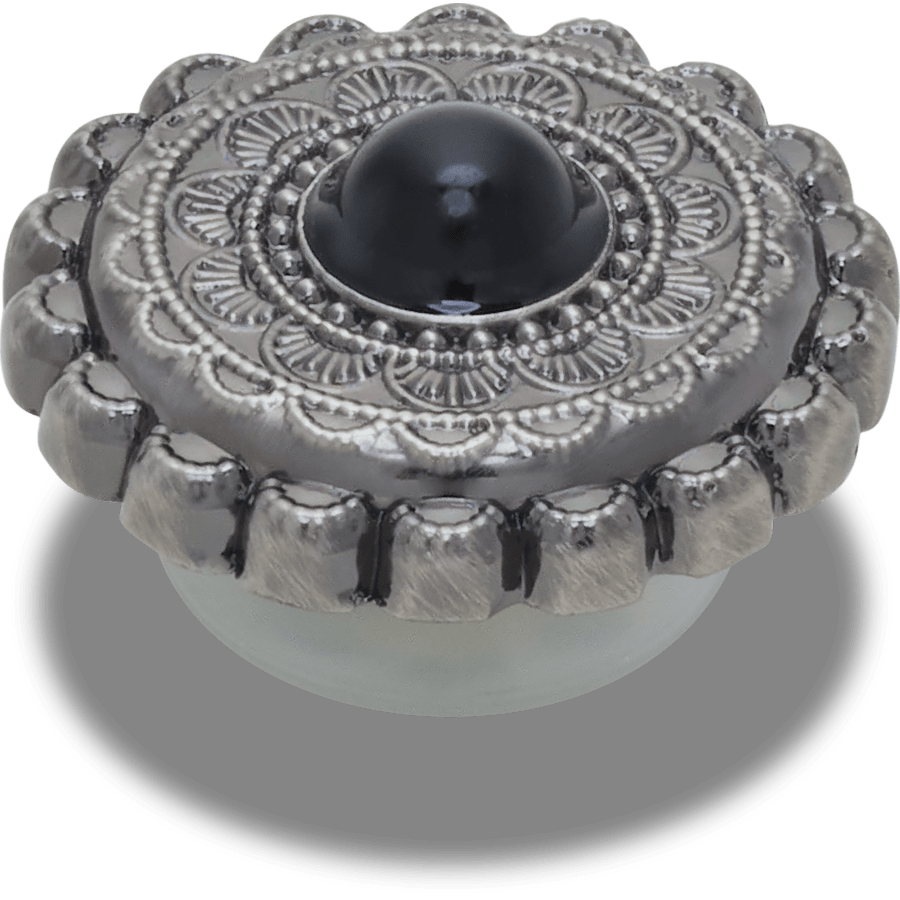 Crocs Silver and Black Emblem Jibbitz™ charms Women|Men|Jibbitz™ Charms