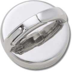Crocs Silver Interchangeable Stud Jibbitz™ charms Women|Men
