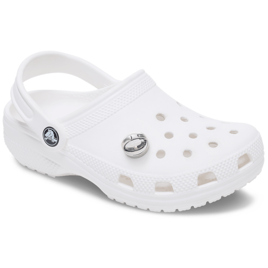 Crocs Silver Interchangeable Stud Jibbitz™ charms Women|Men