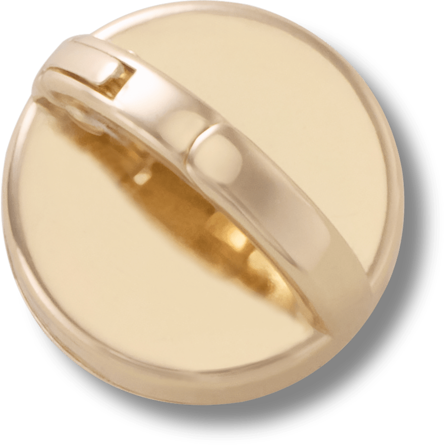 Crocs Gold Interchangeable Stud Jibbitz™ charms Women|Men