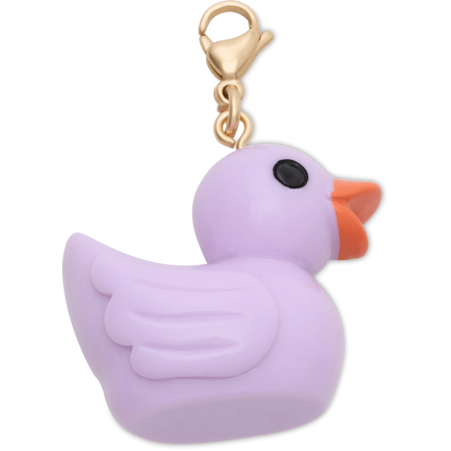 Crocs Purple Rubber Duck Charm Jibbitz Shoe Charm Women|Men|Kids|Jibbitz™ Charms