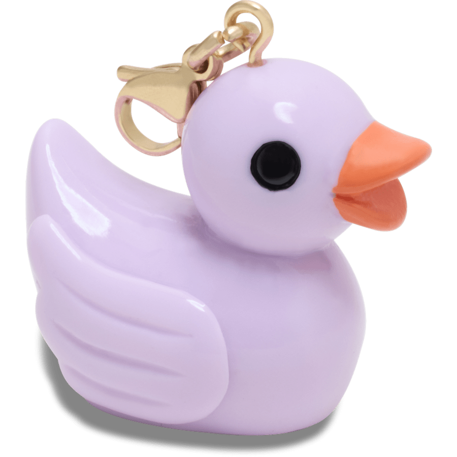 Crocs Purple Rubber Duck Charm Jibbitz Shoe Charm Women|Men|Kids|Jibbitz™ Charms