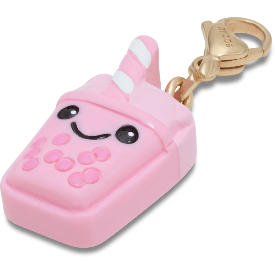 Crocs Cute Pink Boba Charm Jibbitz Shoe Charm Women|Men|Kids|Jibbitz™ Charms