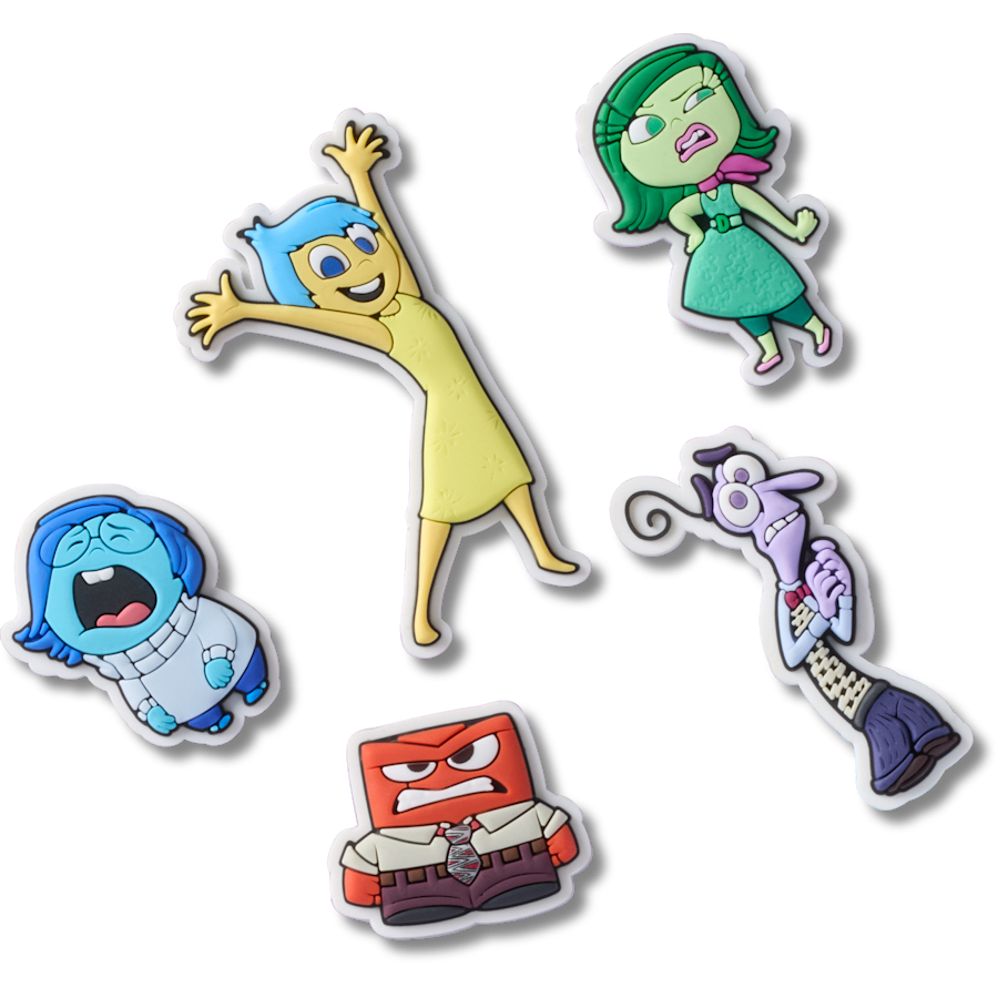Crocs Pixar Inside Out 5 Pack Jibbitz™ charms Women|Men|Kids|Jibbitz™ Charms