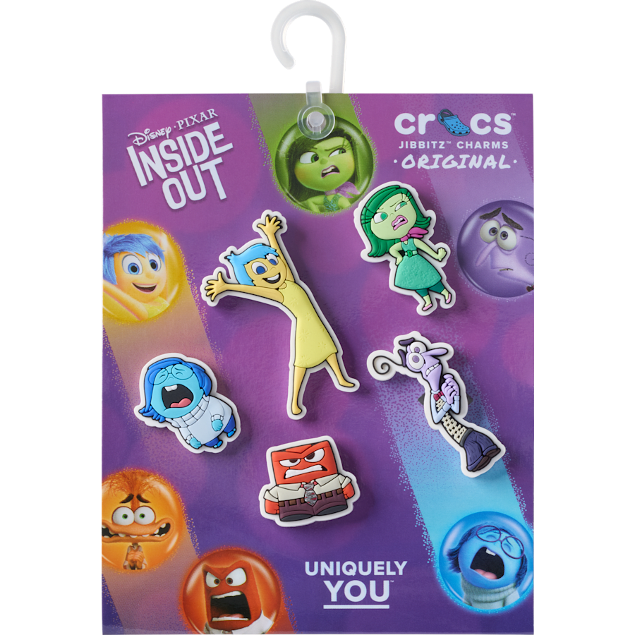 Crocs Pixar Inside Out 5 Pack Jibbitz™ charms Women|Men|Kids|Jibbitz™ Charms