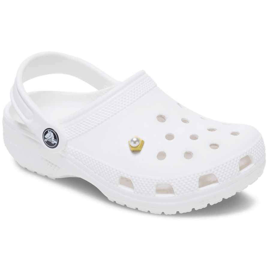 Crocs Gold Pentagon Pearl Jibbitz™ charms Women|Men|Jibbitz™ Charms