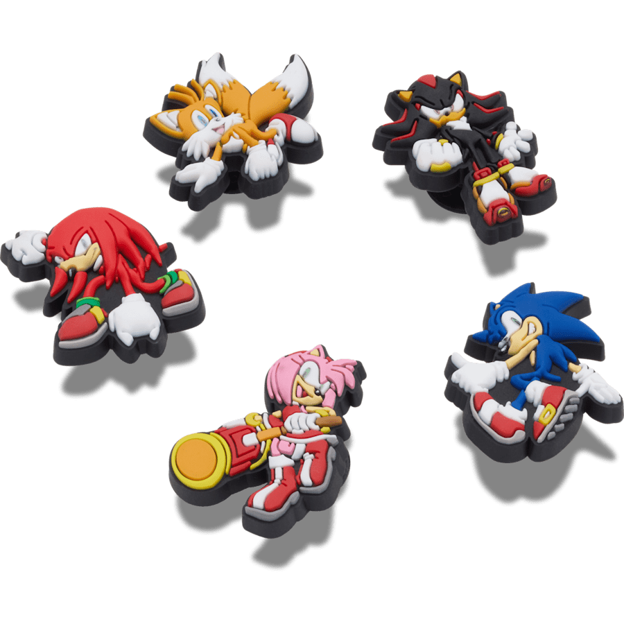 Crocs Sonic the Hedgehog 5Pck Jibbitz™ charms Women|Men|Kids|Jibbitz™ Charms