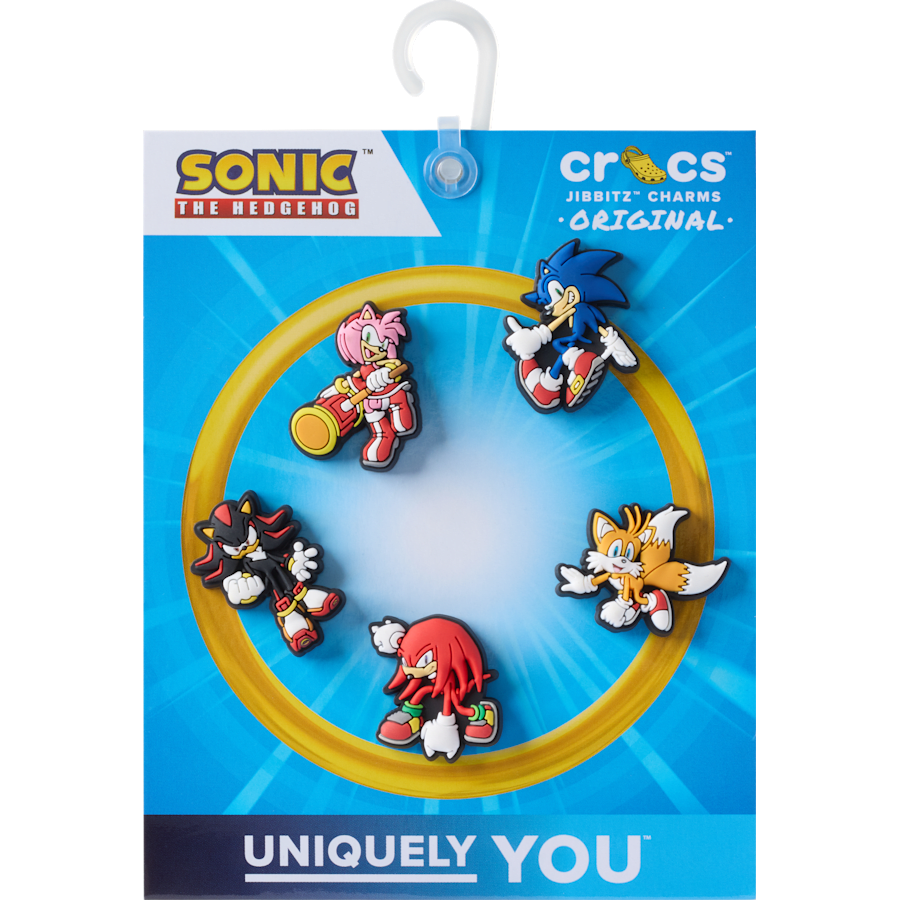 Crocs Sonic the Hedgehog 5Pck Jibbitz™ charms Women|Men|Kids|Jibbitz™ Charms