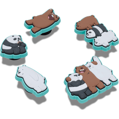 Crocs We Bare Bears 5 Pack  Jibbitz™ charms Women|Men|Jibbitz™ Charms