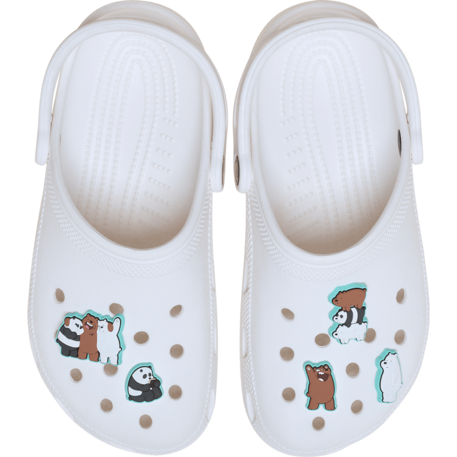 Crocs We Bare Bears 5 Pack  Jibbitz™ charms Women|Men|Jibbitz™ Charms