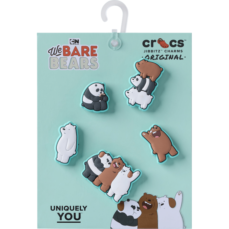 Crocs We Bare Bears 5 Pack  Jibbitz™ charms Women|Men|Jibbitz™ Charms