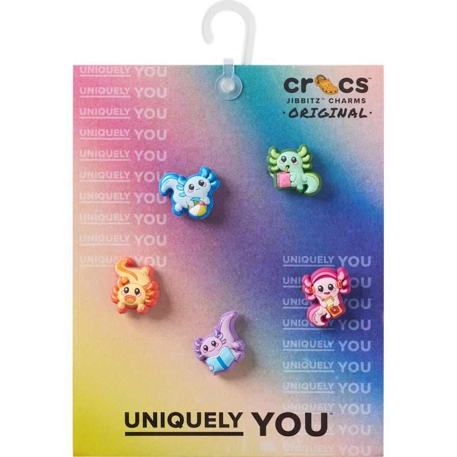 Crocs Tiny Axolotls 5 Pack Jibbitz™ charms Women|Men|Jibbitz™ Charms