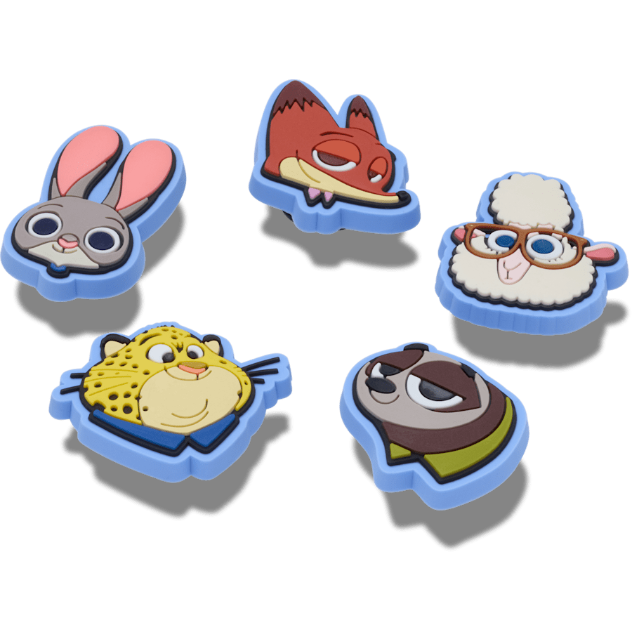 Crocs b'Disney Zootopia 2 5 Pack Jibbitz Shoe Charm' Women|Men|Kids|Jibbitz™ Charms