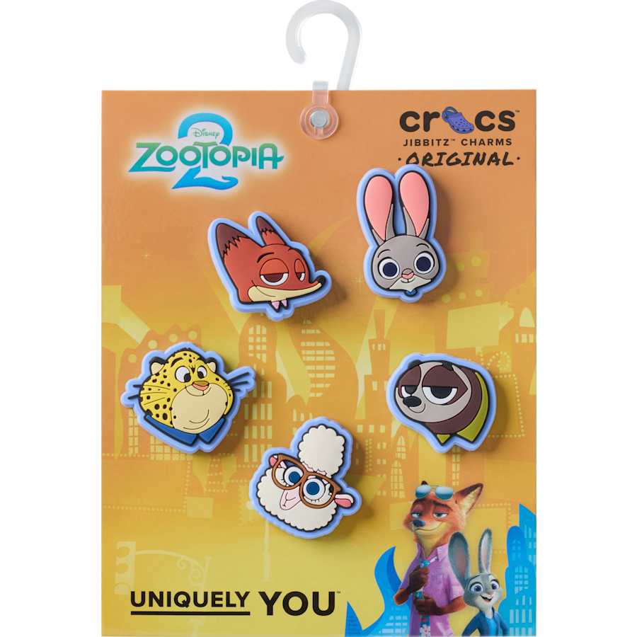 Crocs b'Disney Zootopia 2 5 Pack Jibbitz Shoe Charm' Women|Men|Kids|Jibbitz™ Charms