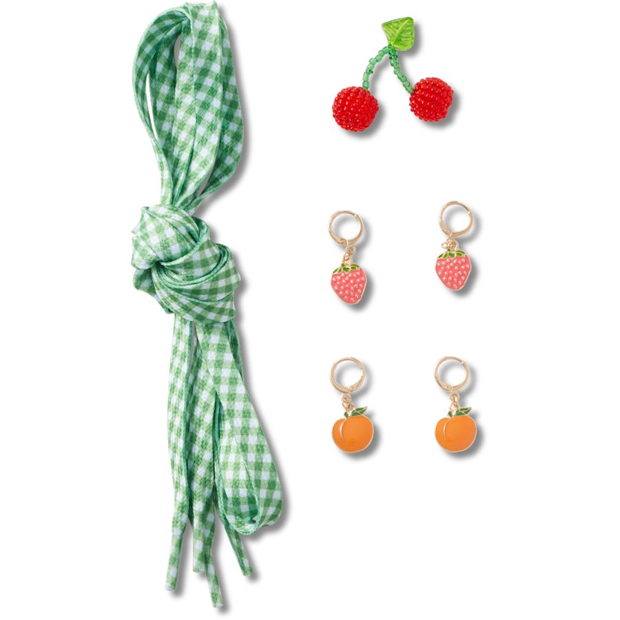 Crocs Laces and Fresh Fruits Charm Kit Jibbitz™ charms Women|Kids|Jibbitz™ Charms