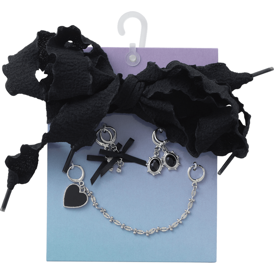 Crocs Laces and Dainty Bow Charm Kit Jibbitz Shoe Charm Women|Kids|Jibbitz™ Charms