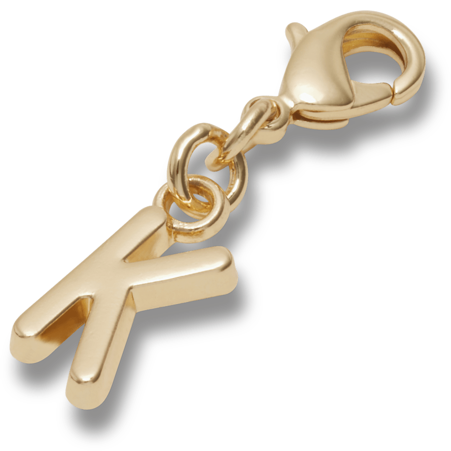 Crocs Gold Letter K Charm Jibbitz™ charms Women|Men|Kids|Jibbitz™ Charms