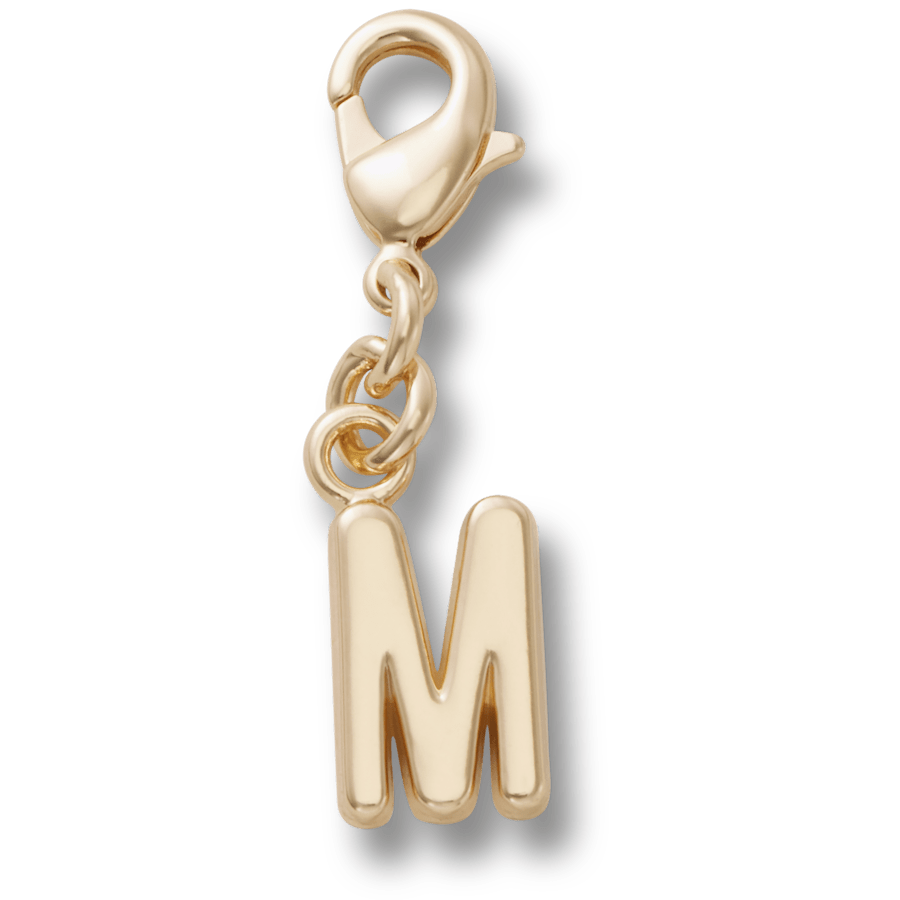 Crocs Gold Letter M Charm Jibbitz™ charms Women|Men|Kids|Jibbitz™ Charms