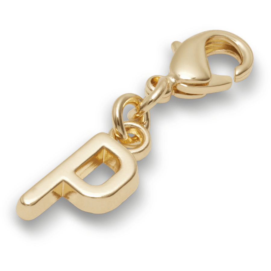 Crocs Gold Letter P Charm Jibbitz™ charms Women|Men|Kids|Jibbitz™ Charms